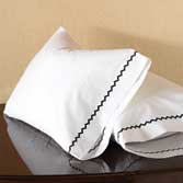 Black Bargello Pillowcase